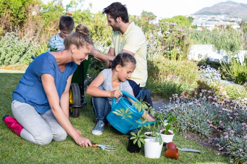 Close-up of garden work and tools indicating an issue to resolve